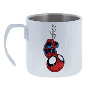 Spiderman upside down — Κούπα Ανοξείδωτη διπλού τοιχώματος 400ml