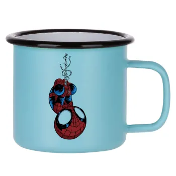 Spiderman upside down, Κούπα Μεταλλική εμαγιέ ΜΑΤ σιέλ 360ml