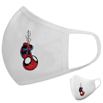 Spiderman upside down, Μάσκα υφασμάτινη υψηλής άνεσης παιδική (Δώρο πλαστική θήκη)