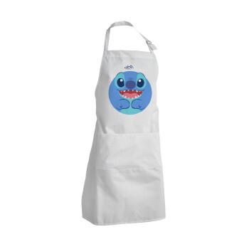 Lilo & Stitch blue, Adult Chef Apron (with sliders and 2 pockets)