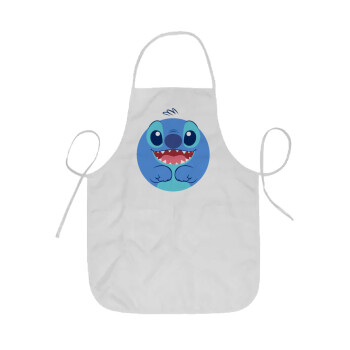 Lilo & Stitch blue, Ποδιά Σεφ ολόσωμη κοντή  Παιδική (44x62cm)