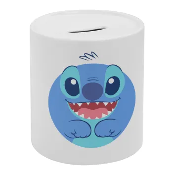 Lilo & Stitch blue, Κουμπαράς πορσελάνης με τάπα