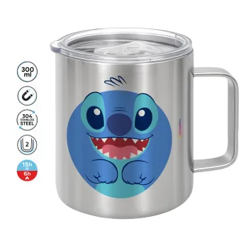 Lilo & Stitch blue, Κούπα Ανοξείδωτη διπλού τοιχώματος 300ml