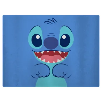 Lilo & Stitch blue, Επιφάνεια κοπής γυάλινη (38x28cm)