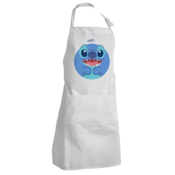 Lilo & Stitch blue, Adult Chef Apron (with sliders and 2 pockets)
