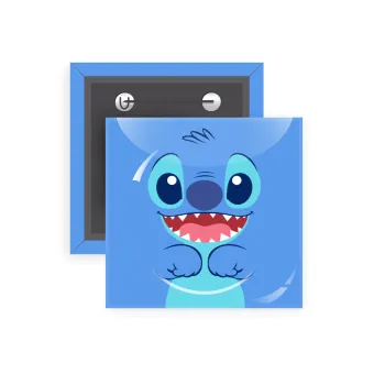 Lilo & Stitch blue, Κονκάρδα παραμάνα τετράγωνη 5x5cm