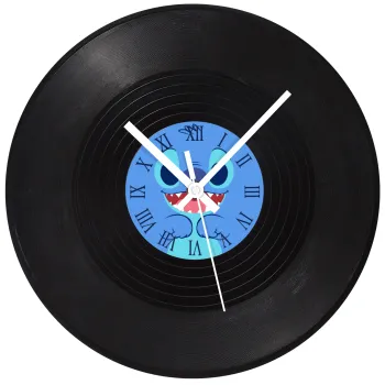 Lilo & Stitch blue, Ρολόι τοίχου Βινύλιο (30cm)