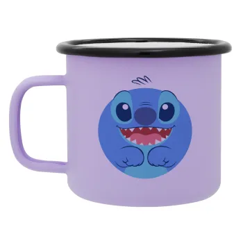 Lilo & Stitch blue, Κούπα Μεταλλική εμαγιέ ΜΑΤ Light Pastel Purple 360ml