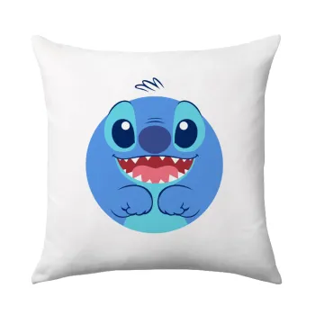 Lilo & Stitch blue, Μαξιλάρι καναπέ 40x40cm περιέχεται το  γέμισμα