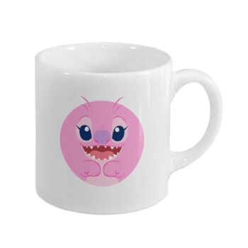 Lilo & Stitch Angel pink, Κουπάκι κεραμικό, για espresso 150ml