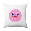 Lilo & Stitch Angel pink, Μαξιλάρι καναπέ 40x40cm περιέχεται το  γέμισμα