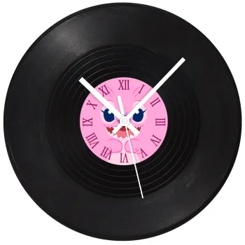 Lilo & Stitch Angel pink, Ρολόι τοίχου Βινύλιο (30cm)