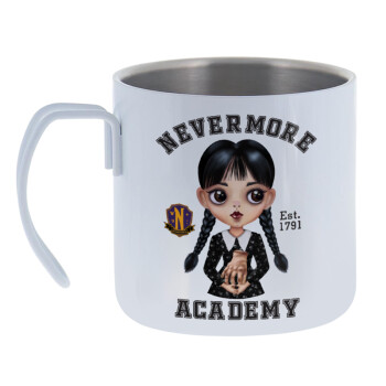 Wednesday Adams, nevermore, Mug Stainless steel double wall 400ml