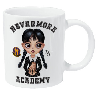 Wednesday Adams, nevermore, Κούπα Giga, κεραμική, 590ml