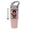 Pink color, 890ml (30oz) stainless Steel Tumbler with Handle