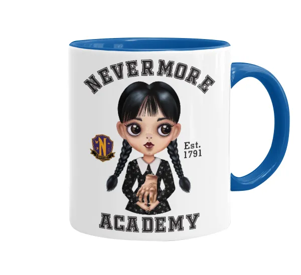 Wednesday Adams — Κούπα χρωματιστή μπλε, κεραμική, 330ml