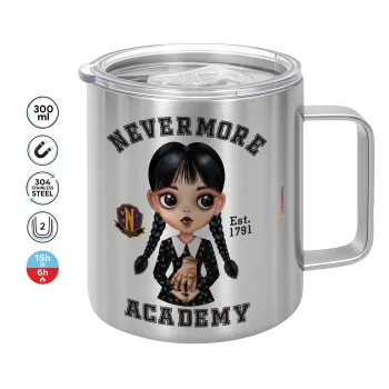 Wednesday Adams, nevermore, Mug Stainless steel double wall 300ml