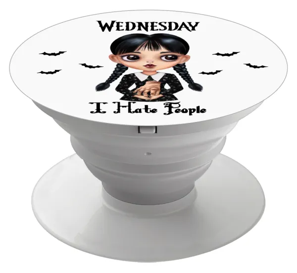 Wednesday Adams — Phone Holders Stand  Λευκό Βάση Στήριξης Κινητού στο Χέρι