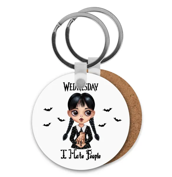 Wednesday Adams — Ξύλινο στρογγυλό
