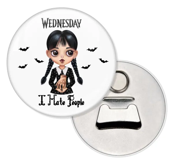 Wednesday Adams — Μαγνητάκι & Ανοιχτήρι (5.9cm)