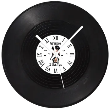 Wednesday Adams, i hate people, Ρολόι τοίχου Βινύλιο (30cm)