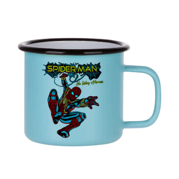 Spiderman no way home, Κούπα Μεταλλική εμαγιέ ΜΑΤ σιέλ 360ml
