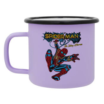 Spiderman no way home, Κούπα Μεταλλική εμαγιέ ΜΑΤ Light Pastel Purple 360ml