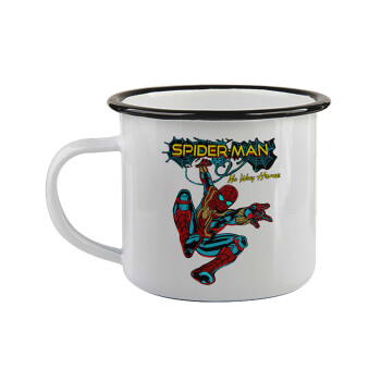Spiderman no way home, Κούπα εμαγιέ με μαύρο χείλος 360ml