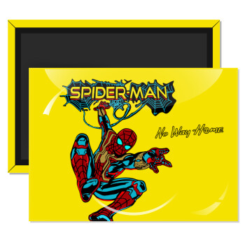 Spiderman no way home, Ορθογώνιο μαγνητάκι ψυγείου διάστασης 9x6cm