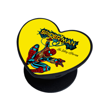 Spiderman no way home, Phone Holders Stand  καρδιά Μαύρο Βάση Στήριξης Κινητού στο Χέρι