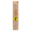 Σετ, ξύλινο μπρελόκ & πασχαλινή λαμπάδα αρωματική πλακέ (30cm) (ΓΚΡΙ)