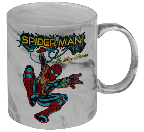 Spiderman no way home — Κούπα κεραμική, marble style (μάρμαρο), 330ml