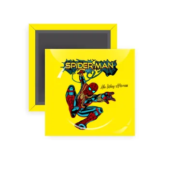 Spiderman no way home, Μαγνητάκι ψυγείου τετράγωνο διάστασης 5x5cm