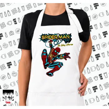 Spiderman no way home, Ποδιά μακριά Σεφ ολόσωμη με τσέπες white (ΕΝΗΛΙΚΩΝ)