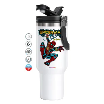 Spiderman no way home, Mega Tumbler με καπάκι, διπλού τοιχώματος (θερμό) 1,2L