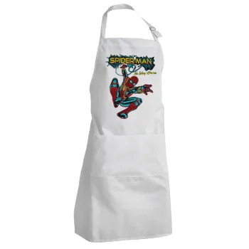 Spiderman no way home, Adult Chef Apron (with sliders and 2 pockets)