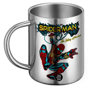 Spiderman no way home, Ανοξείδωτη Μεταλλική Κούπα 450ml - Διπλού Τοιχώματος