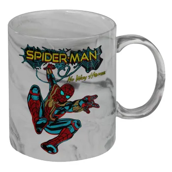 Spiderman no way home, Mug ceramic marble style, 330ml