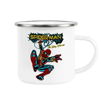 Spiderman no way home, Κούπα Μεταλλική εμαγιέ λευκη 360ml