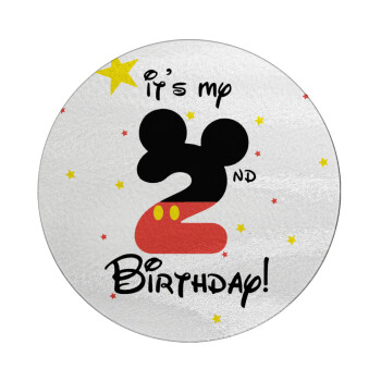 Disney look (Number) Birthday, Επιφάνεια κοπής γυάλινη στρογγυλή (30cm)