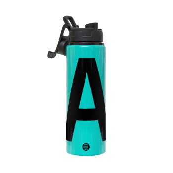 Μονόγραμμα , Metallic water bottle with safety lid, 850ml aluminum