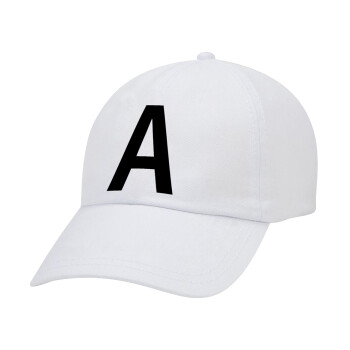 Μονόγραμμα , Καπέλο ενηλίκων Jockey Λευκό (snapback, 5-φύλλο, unisex)