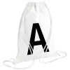 Backpack pouch GYMBAG white (28x40cm)
