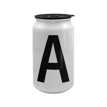 Μονόγραμμα , Κούπα ταξιδιού μεταλλική με καπάκι (tin-can) 500ml