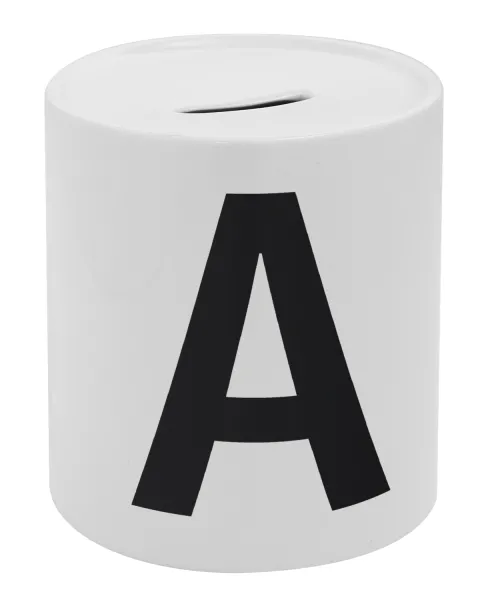 Μονόγραμμα — Porcelain money box with stopper