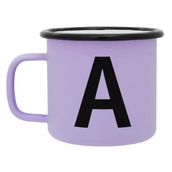 Μονόγραμμα , Κούπα Μεταλλική εμαγιέ ΜΑΤ Light Pastel Purple 360ml