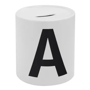 Μονόγραμμα , Κουμπαράς πορσελάνης με τάπα