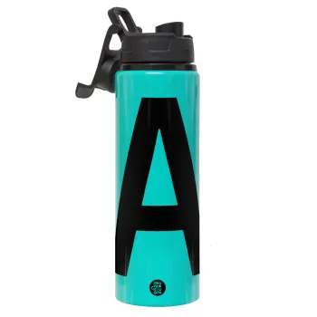 Μονόγραμμα , Metallic water bottle with safety lid, 850ml aluminum
