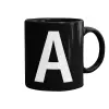Mug black, ceramic, 330ml