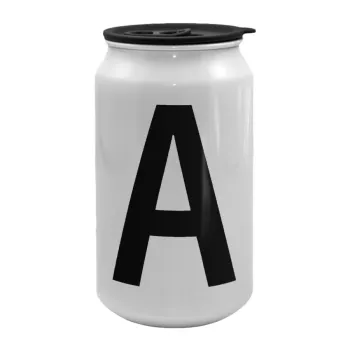 Μονόγραμμα , Κούπα ταξιδιού μεταλλική με καπάκι (tin-can) 500ml